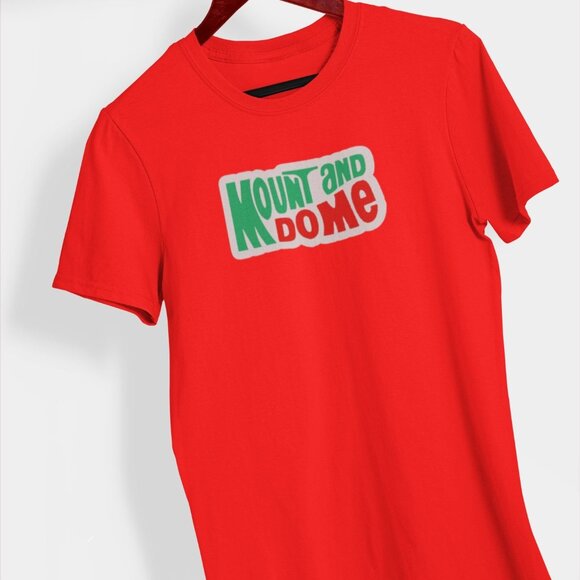 Mount and Dome Text Graphic Shirt | California Shirt | California Dome Shirt - Picture 1 of 8